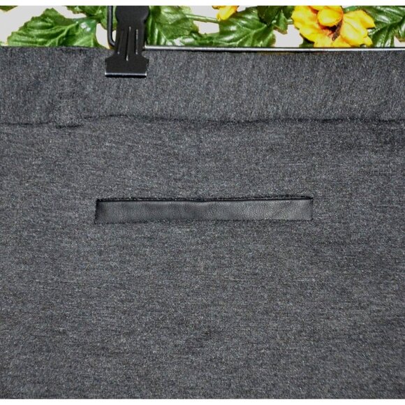 Alfani Pants Women 18 Charcoal Gray Curvy Fit Dress Trouser Straight Leg Career - Picture 6 of 8